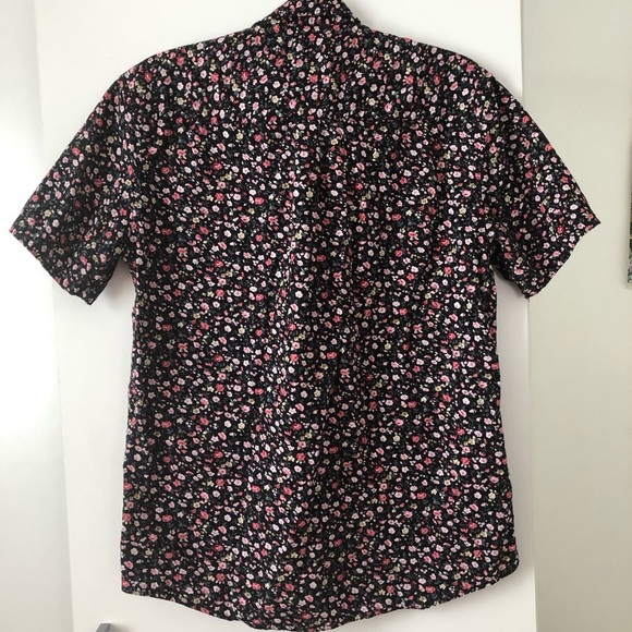 Button Down Shirt with Floral Print - Picture 2 of 6